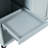 Grey Blue Kitchen Cart With Foldable Countertop And Towel Holder Adjustable Shelves Metal Hinge, Island-600258488