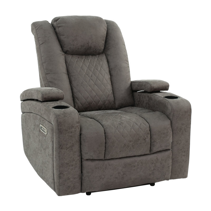 Fauteuil inclinable électrique simple, Gris