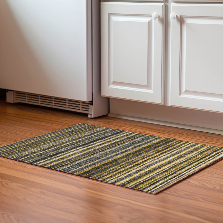 Premium Machine Washable Cerrito AMF598 Gold Rug