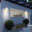 UltraBeam 6 Watt LED Round Outdoor LED Wall Light With Eyelid - 150mm Diameter-135318342