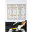 Ensemble de 3 décorations murales en métal avec cadre noir - doré captivant, fer pour les espaces de vie, 3 pièces décoratives dorées, intérieur robuste