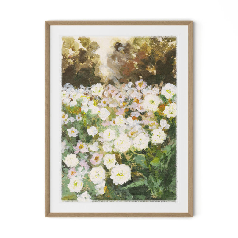 Interlude II Painting by Brittany Smith, White/Neutral, 18" H x 10.5" W