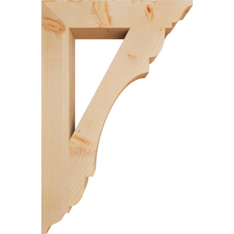 Support olympique traditionnel, H 34 po x l 3,5 po x P 22 po, Douglas (lisse)