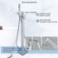 Mustecaplioglu Floor Waterfall Faucet Bath Filler