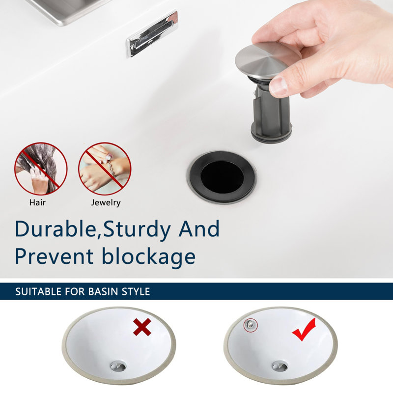Robinet de lavabo monotrou en laiton