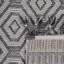 Tapis gris / blanc à motif géométrique 8 x 10 par Loom &