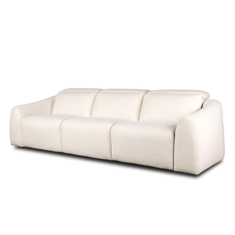 Alondra Sofa, Crypton Nomad Snow Polyester Blend