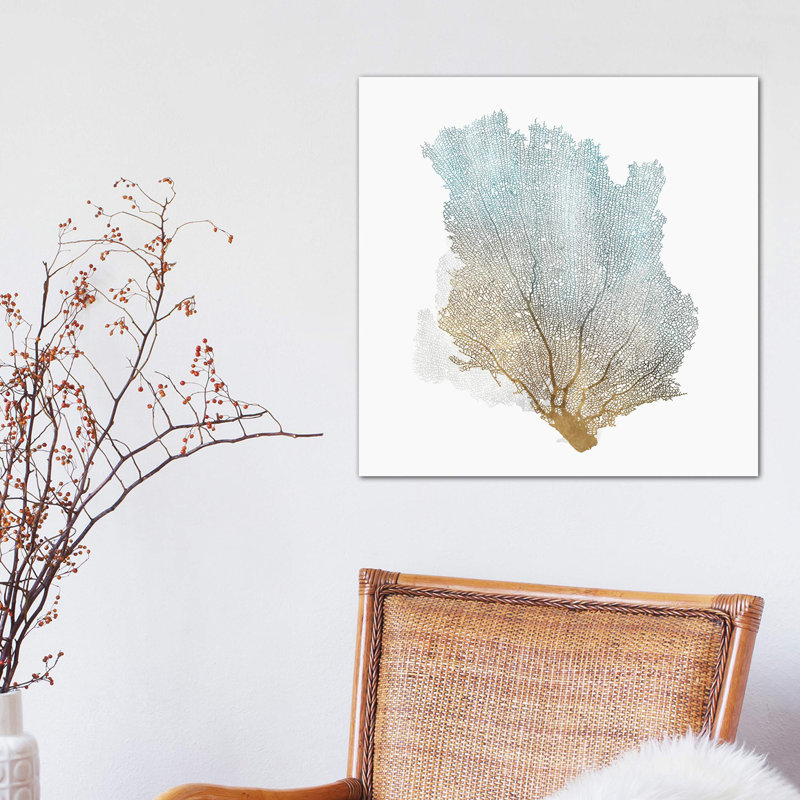 Delicate Coral I by Isabelle Z - Wrapped Canvas Print, 45.72 cm H x 45.72 cm W x 1.91 cm D