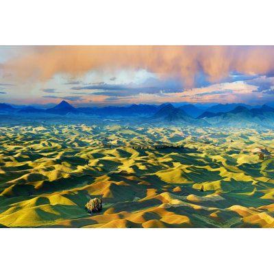 Farmscape Panorama V 1 Piece Wrapped Canvas Wall Art