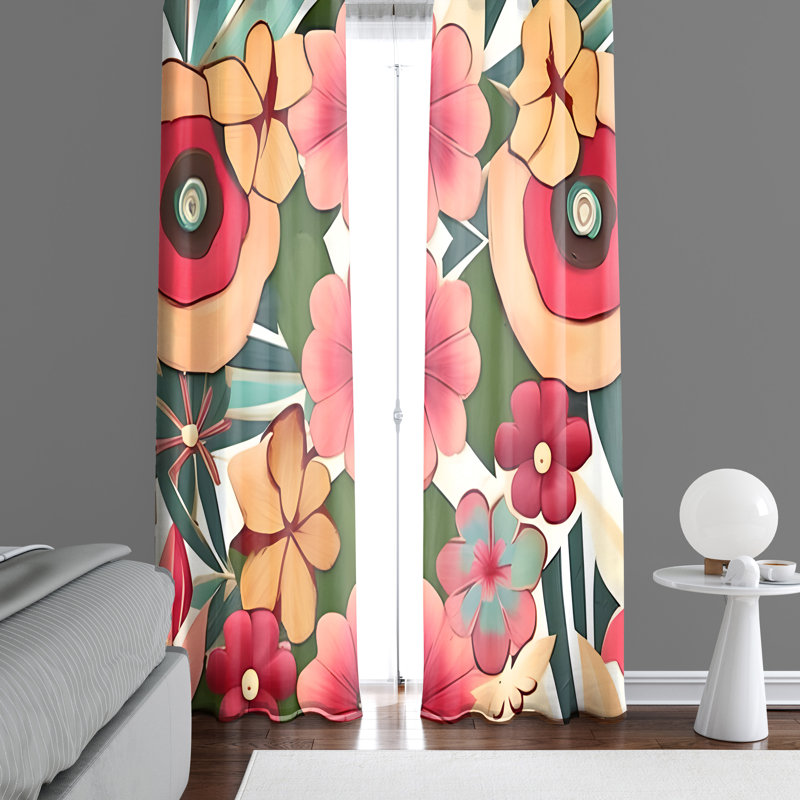 Rideau en polyester Gratia, L 40 po x L 61 po