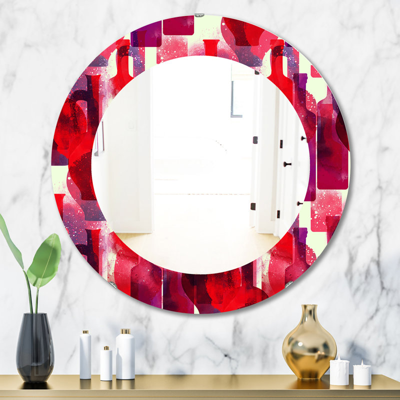 Impressions de miroirs décoratifs éclectiques, H 31,5 po x l 23,7 po