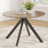 Saveta Round Metal Base Dining Table-97872695-97872696-97872697
