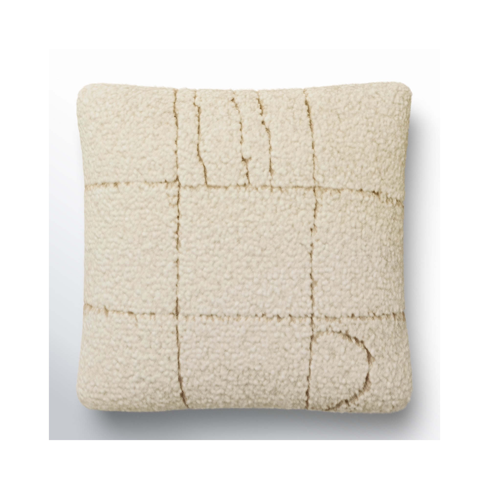 Kess Wool Throw Pillow, 18" x 18", Down