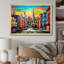 «Colorful Abstract San Francisco City», reproduction d'art sur toile-49336578-49336581