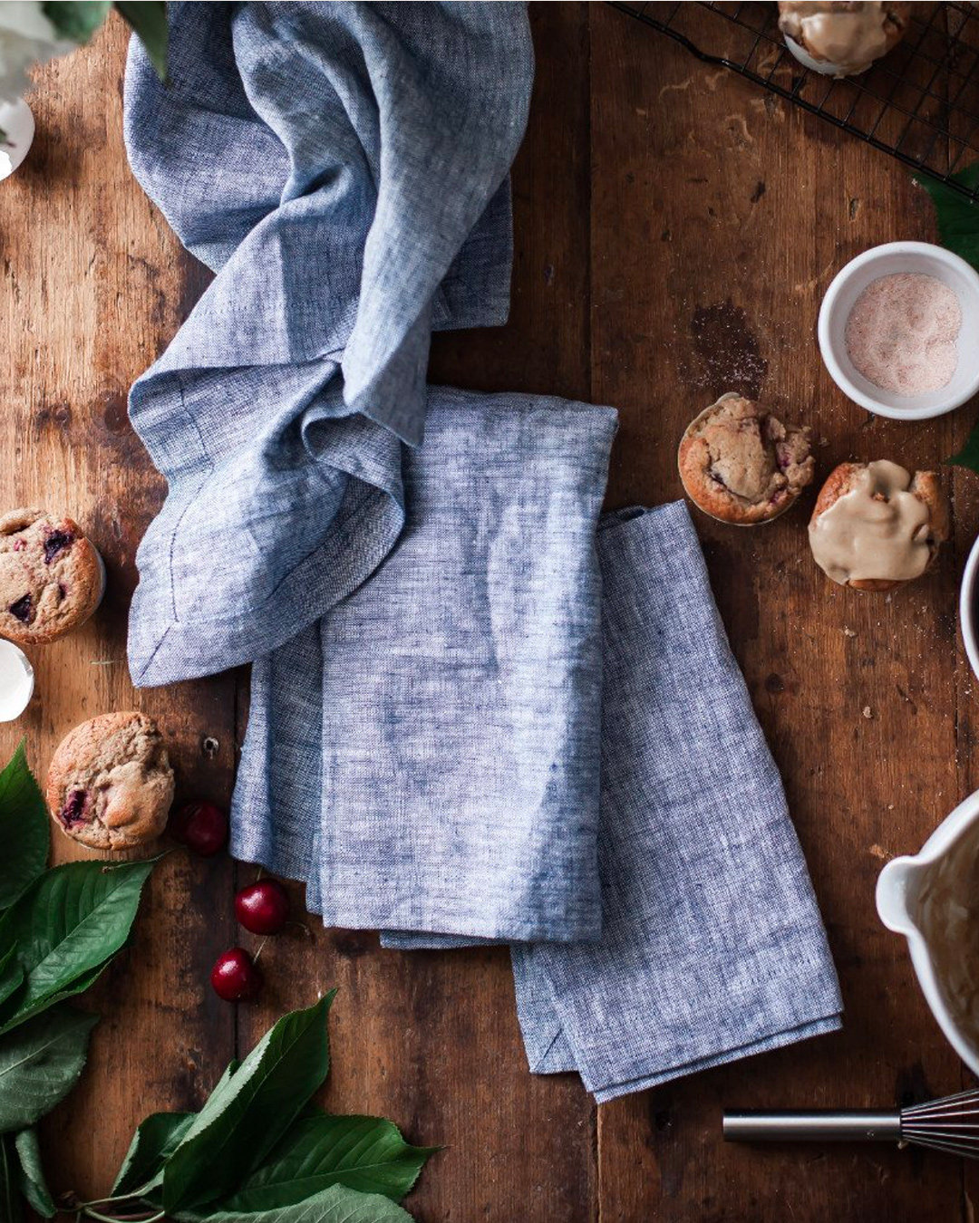 Linen Napkin - Set of 4, Indigo