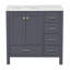 Ensemble de meuble-lavabo simple 36 po Claudett-668345575-668339372