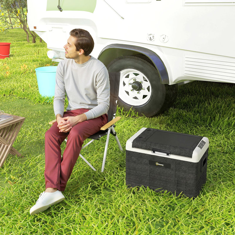 Réfrigérateur de voiture 12 volts, réfrigérateur électrique de voiture 32QT
