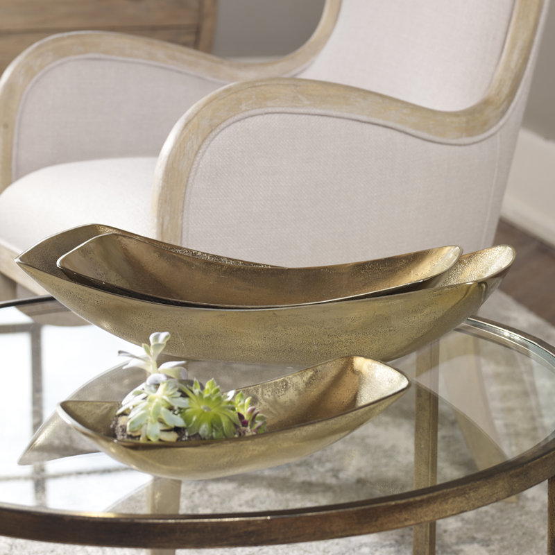 Anas Metal Decorative Bowl Set