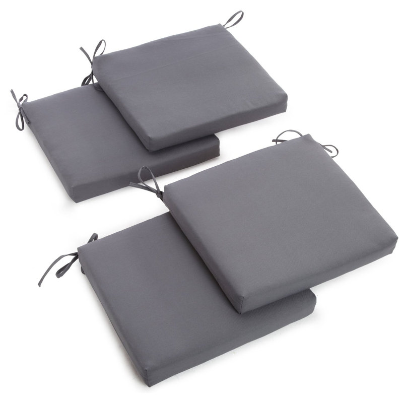 Outdoor 3'' Seat Cushion, Grey