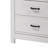 31"W White 6-Drawer Chest