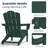 Wolak Foldable Outdoor Adirondack Chair-868332001