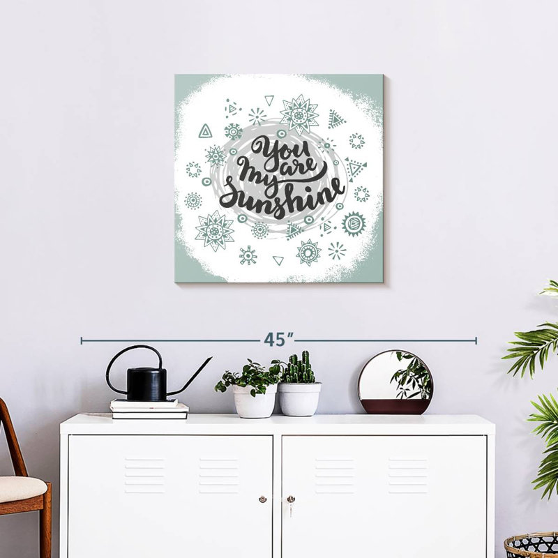 Khylige My Sunshine Typography Wall Sign
