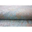 Hand-Knotted High-Quality Silver and Aqua Area Rug