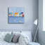 «Boat House Row Dark Blue Sky» par Phyllis Adams, art mural sur toile-1140380330