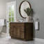Ensemble de meuble-lavabo simple 49 po avec plateau en quartz blanc Sollman Kodiak-124301240
