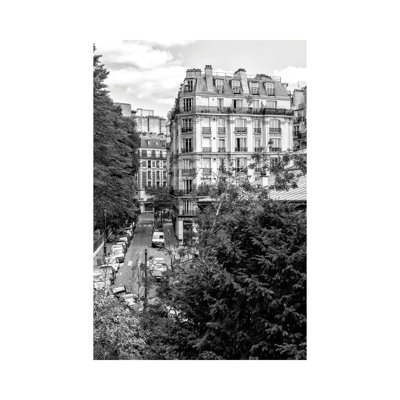 " Black Montmartre Series - Parisian Street " by Philippe Hugonnard