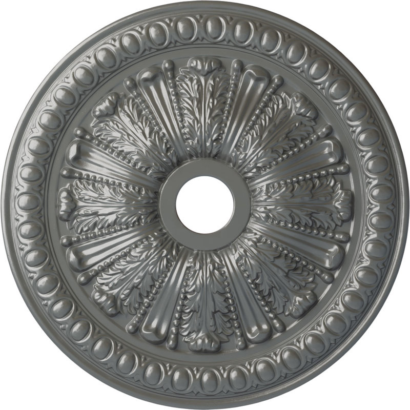 Médaillon de plafond Endurathane Tomango, Argent
