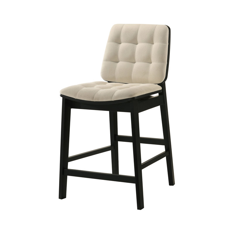 Chaise de comptoir moderne Mid-Century l 20,15 po, Black