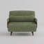 35.4 Inch Modern Olive Green Fabric 3 In 1 Sleeper Chair Bed