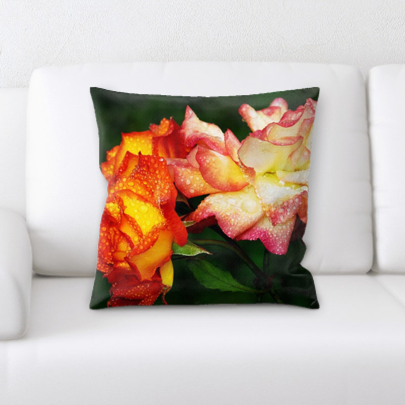 Coussin roses