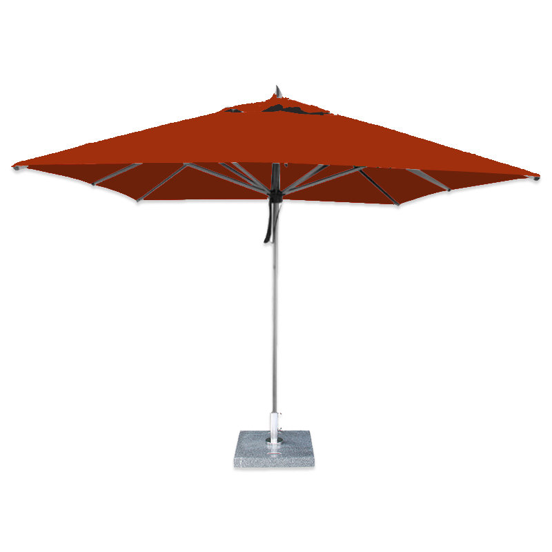 Hurricane Umbrella, Blaze Red, 115" H x 102" W x 102" D