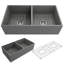 36'' L Double Basin Kitchen Sink-265281740