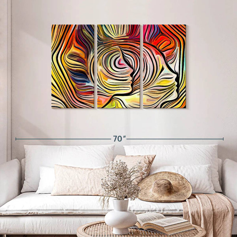 Avery Subconscious Mind Abstract, 28" H x 45" W