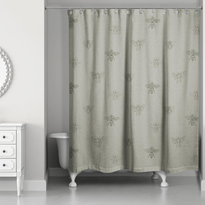 Rideau de douche simple abstrait