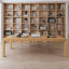 Bureau rectangulaire en bois massif Burlywood-171496388