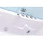 Luna 1800mm x 1200mm Corner Whirlpool Acrylic Bathtub with Tap