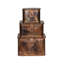 Lesli Square Decorative Metal Boxes with Lid-2019385867