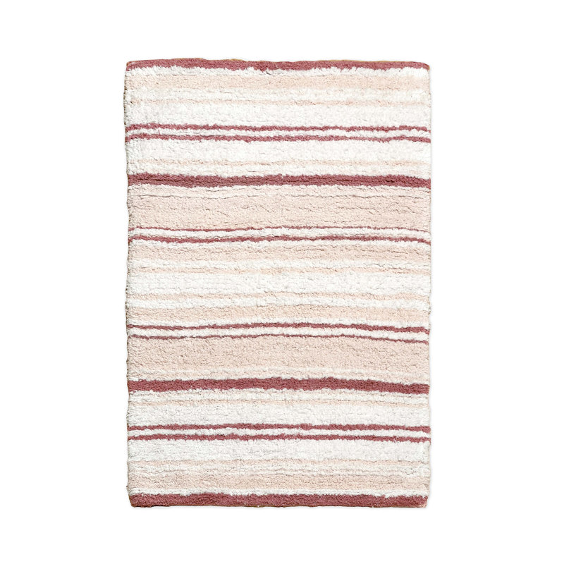 Lermitage Bath Rug, 21"W x 34"L, Pink