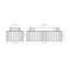 Aura Aluminium Flush Mount-158653857-158653859-158653877