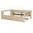 Full Size Upholstered Platform Bed with Storage Shelves-1044587587