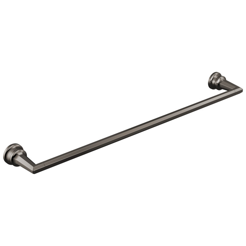Beauclere Towel Bar, Brilliance Black Onyx, 24" Towel Bar