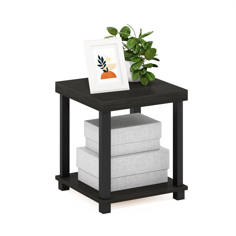Creekside Classic 2-Tier End Table, Side Table, Espresso/Black