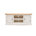 White/Antique Brass