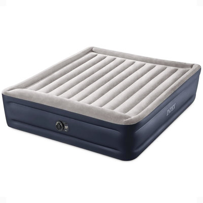 Intex 16.5" Dura-Beam Plus Air Mattress with Built-In Electric Pump by Intex