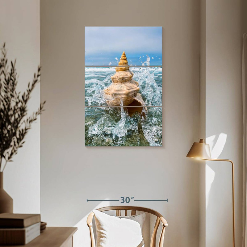 Aletra Ocean Conch Shell, 57'' H x 36'' W