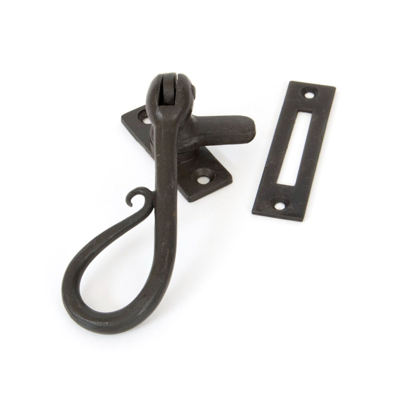 Shepherd''s Crook Fastener Door Accessory, Beeswax